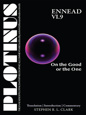 cover image of Plotinus Ennead VI.9: On the Good or the One
